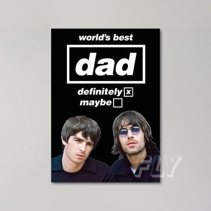 Oasis Fathers Day Card