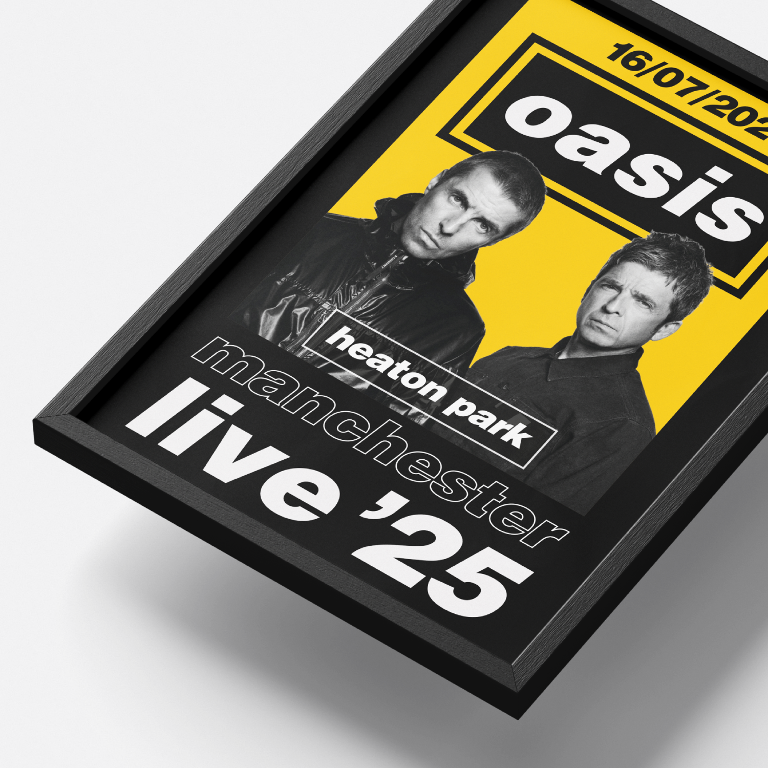 Oasis Heaton Park Manchester Tour Poster