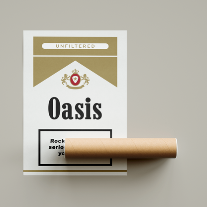 Oasis Rock & Roll Poster
