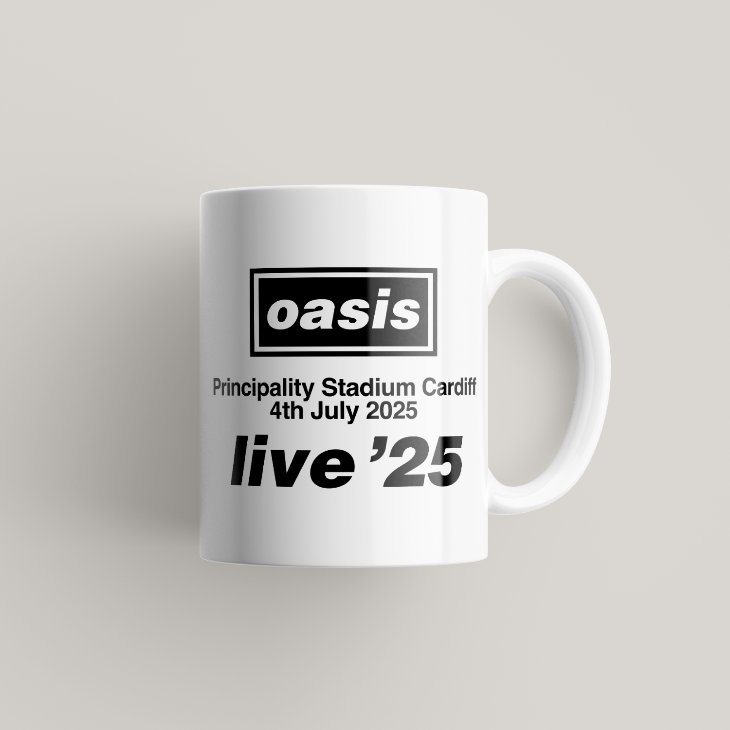 Oasis Live Personalised Mug UK
