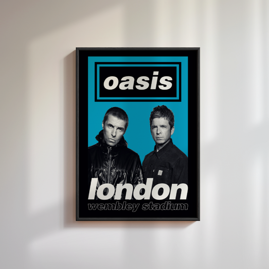 Oasis London Wembley Stadium Tour Poster
