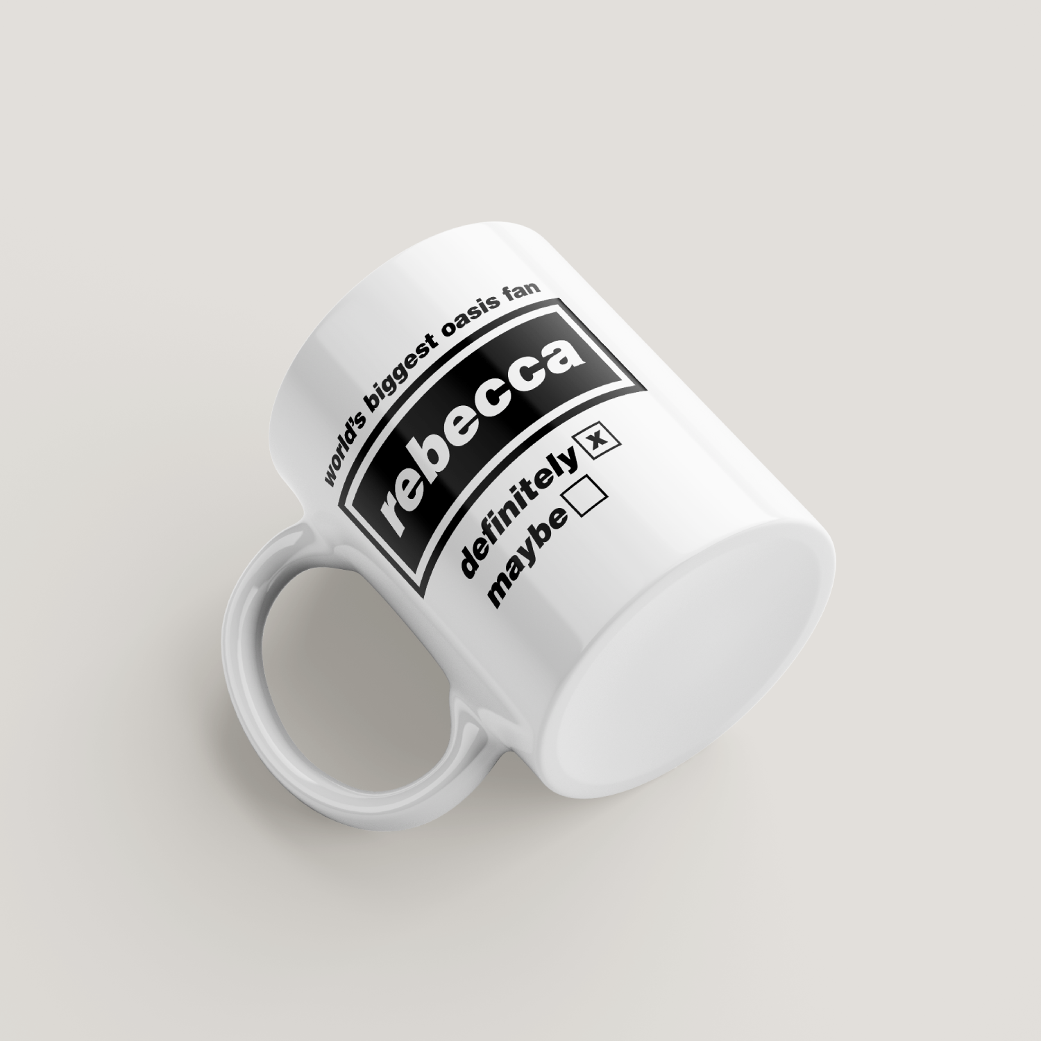 Oasis Personalised Mug United Kingdom