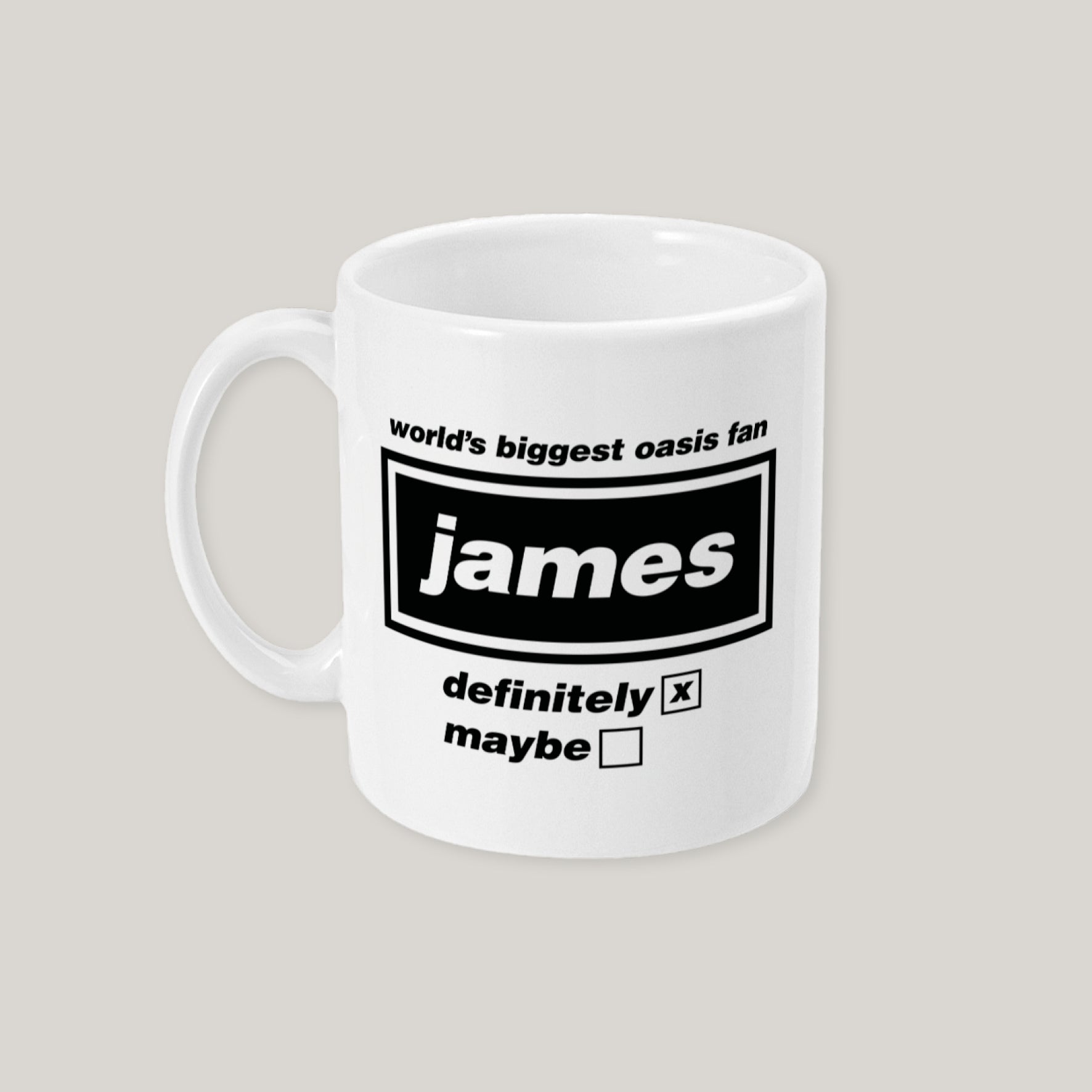 Oasis Personalised Mug