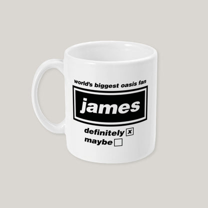 Oasis Personalised Mug