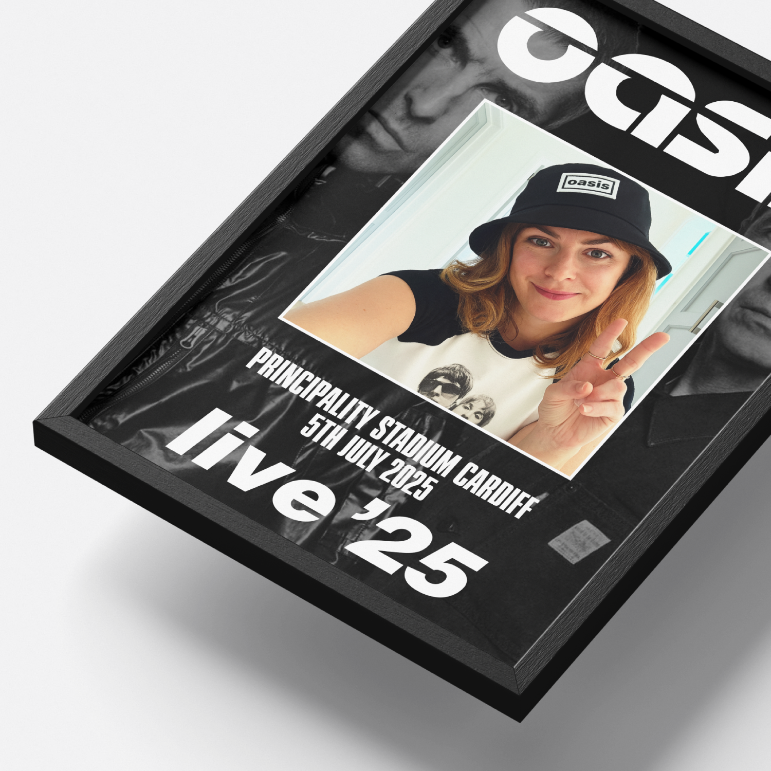 Oasis Retro Live 25 Personalised Poster UK