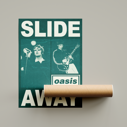 Oasis Slide Away Poster 