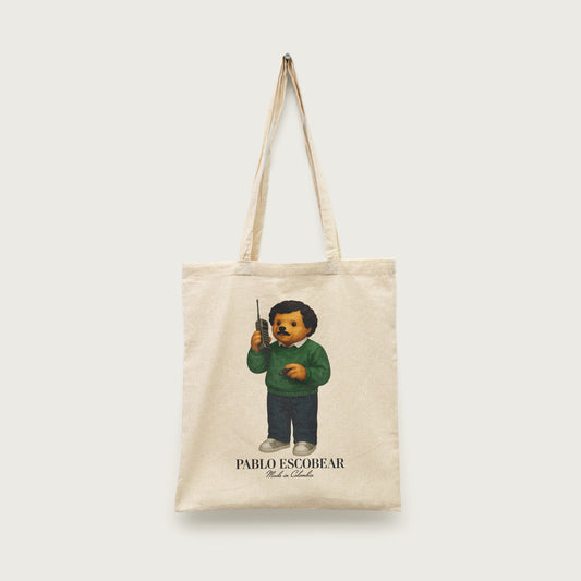 Pablo Escobear Tote Bag