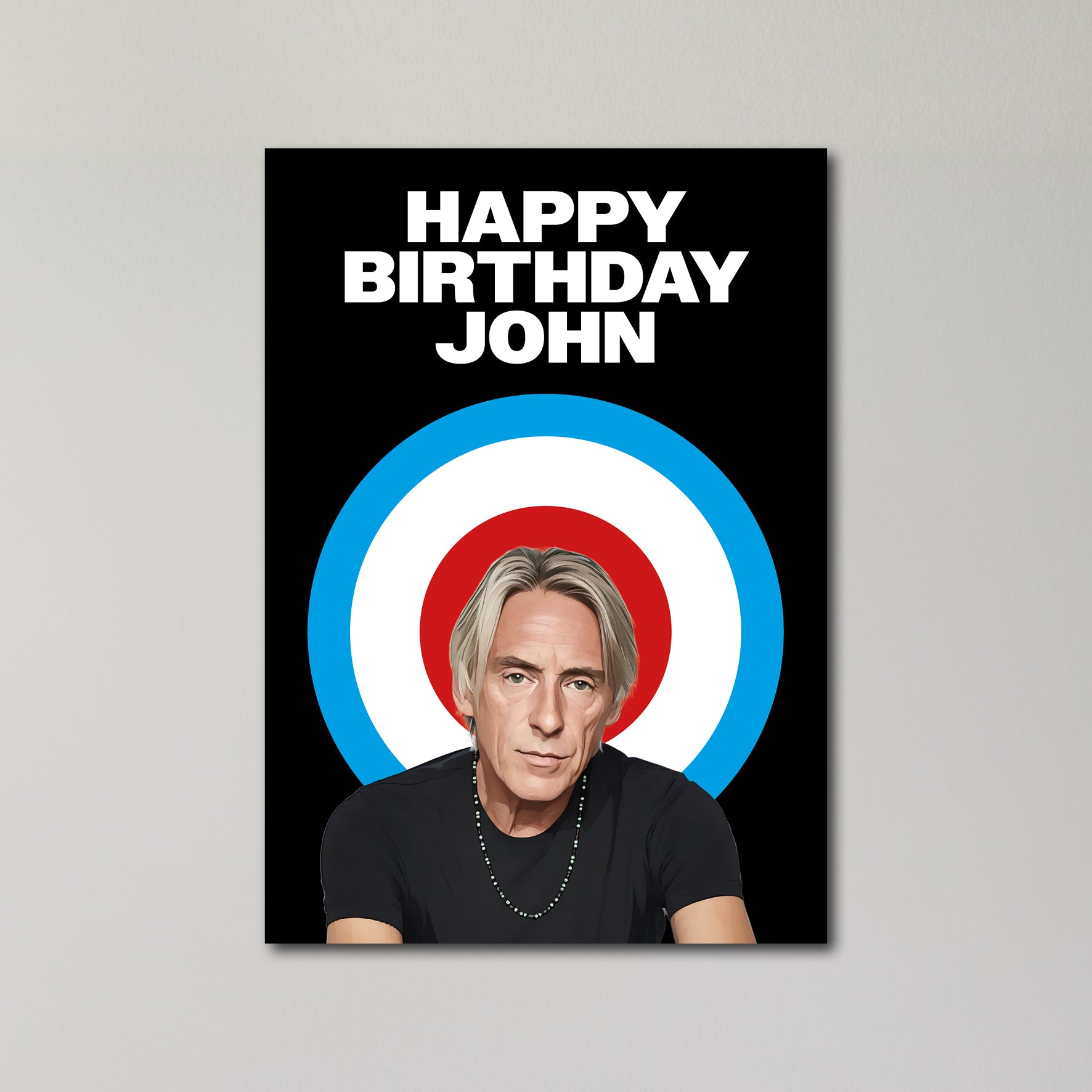 Paul Weller Personalised Birthday Card UK