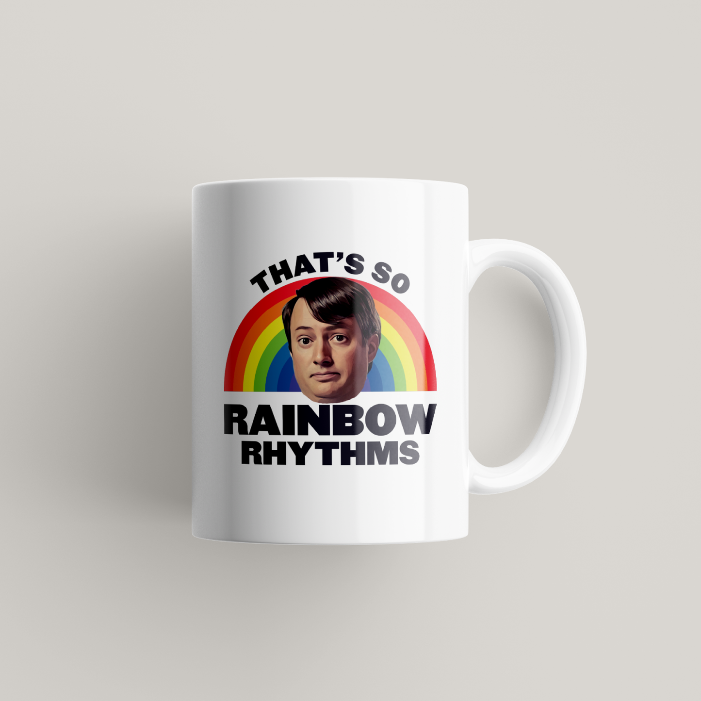 Peep Show Rainbow Rhythms Mug UK