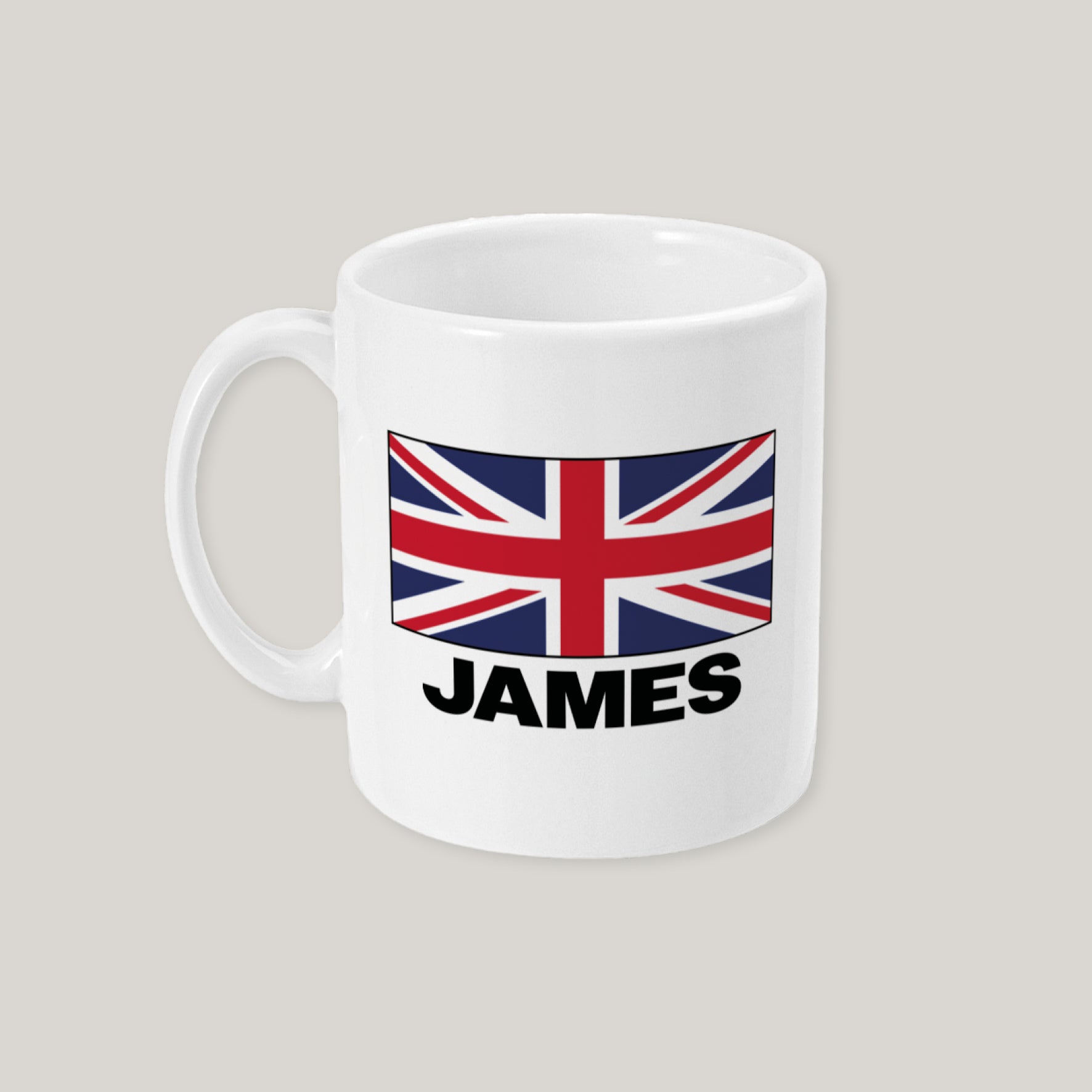 Personalised British Flag Mug