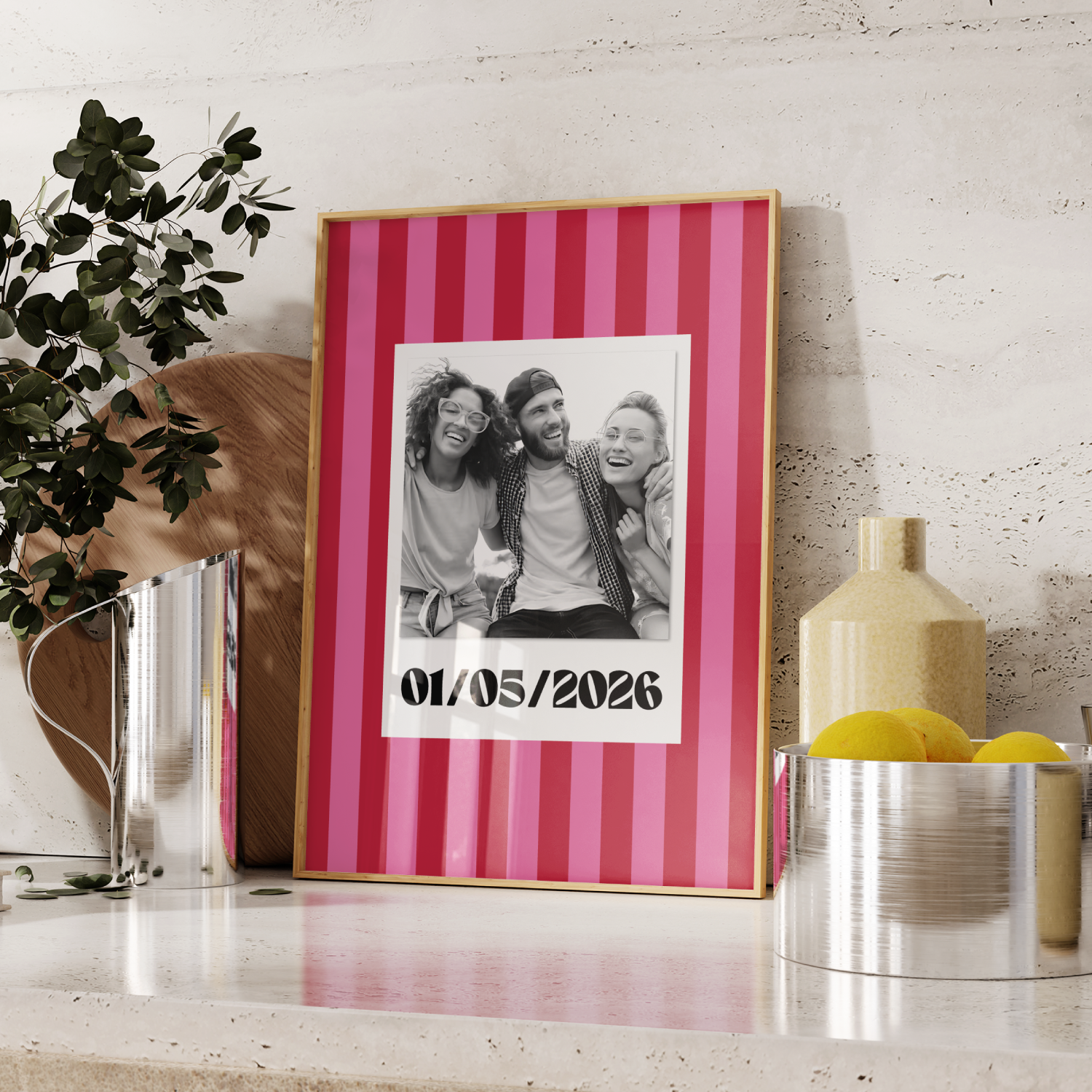 Personalised Funky Scrapbook Photo Poster