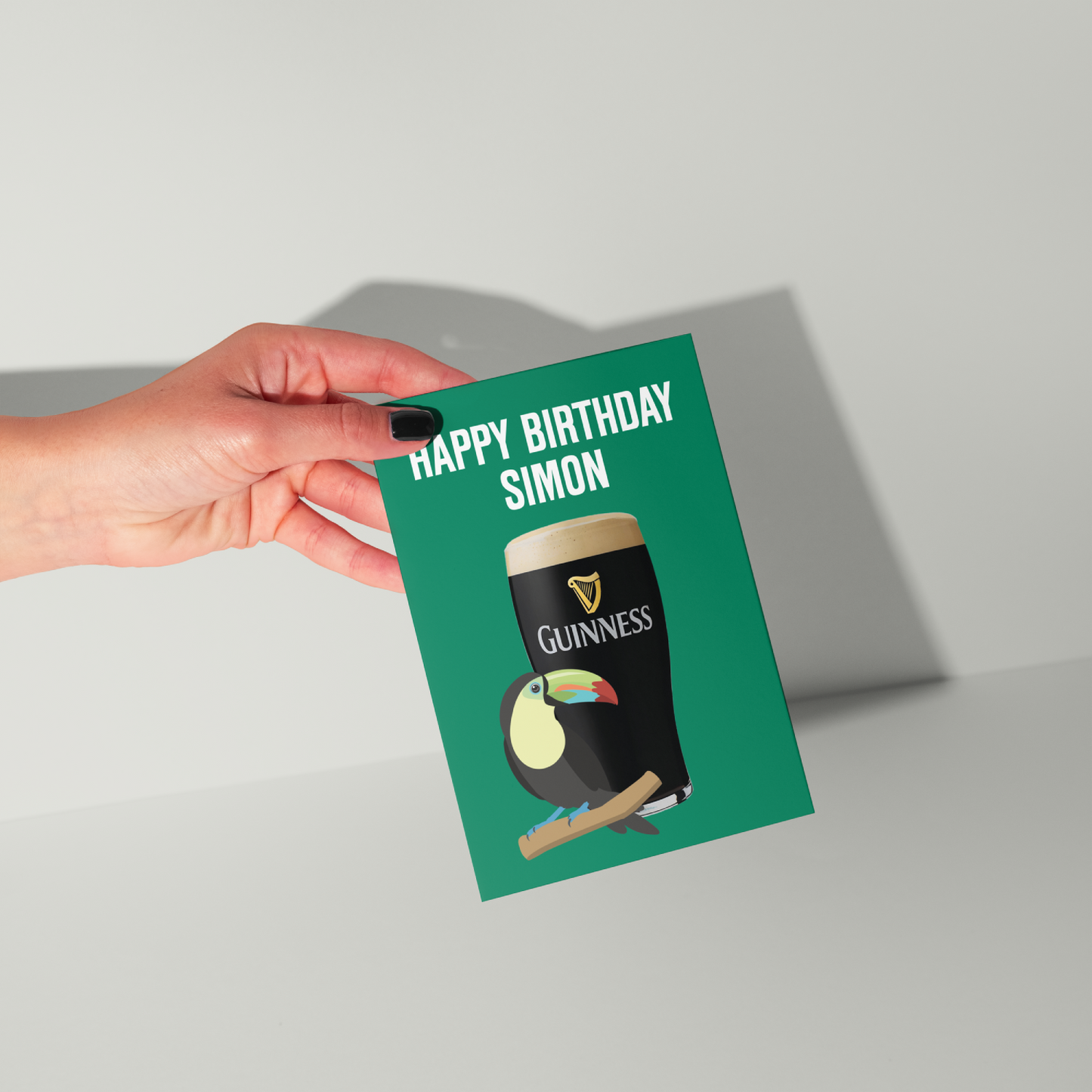 Guinness Personalised Birthday Card