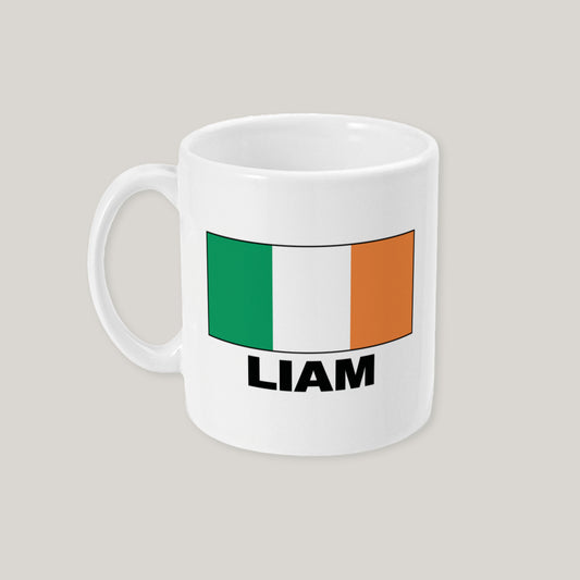 Personalised Irish Flag Mug