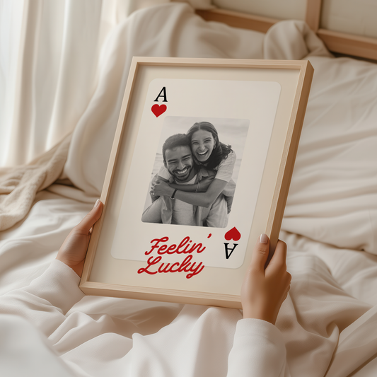 Personalised Playing Card Poster