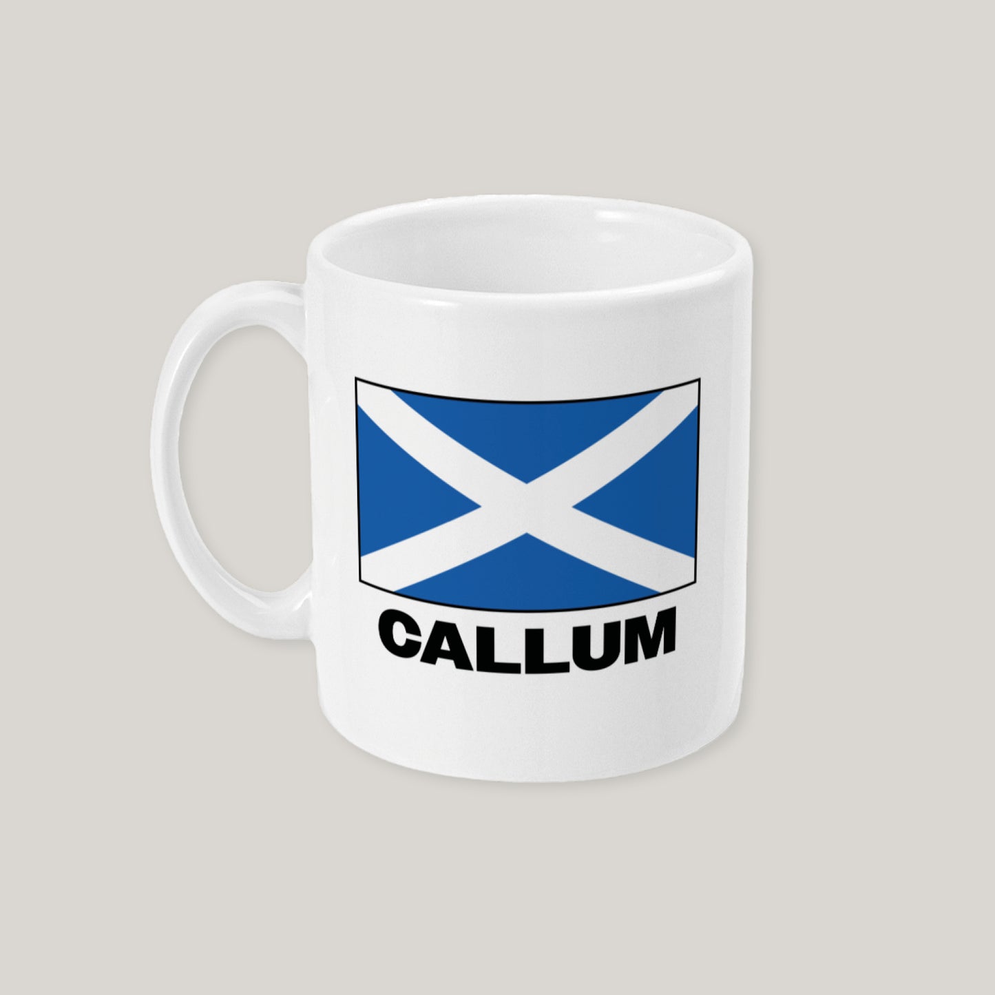 Personalised Scotland Flag Mug