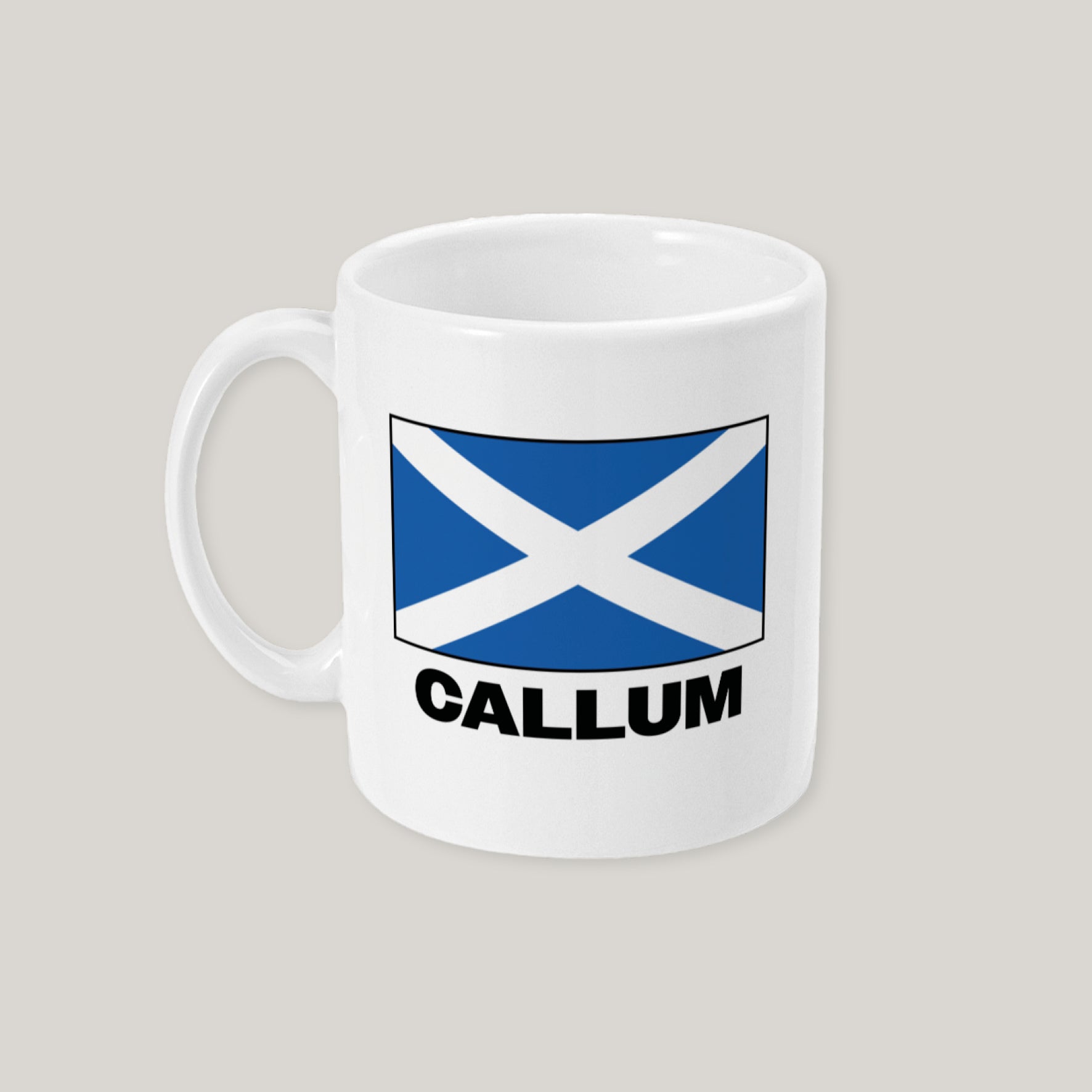 Personalised Scotland Flag Mug
