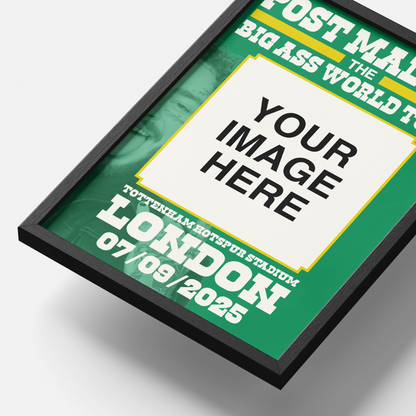 Post Malone Personalised Tour Poster London 2025