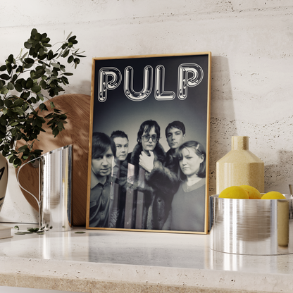 Pulp Band Poster UK