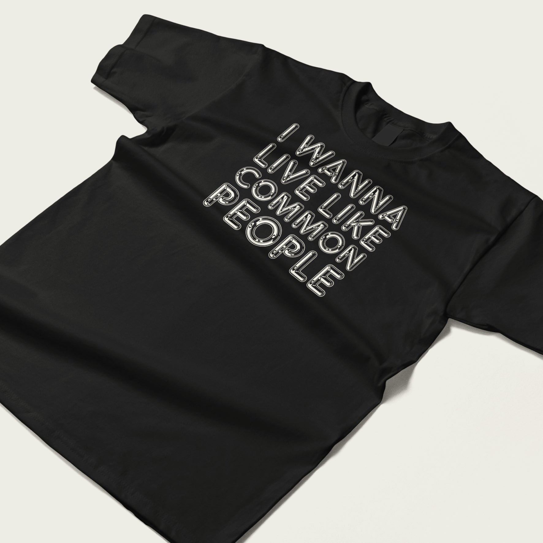 Pulp Common People Lyrics T-Shirt UK