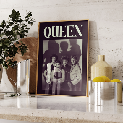 Queen Band Poster