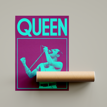 Queen Band Poster United Kingdom