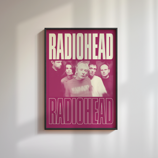 Radiohead Band Poster