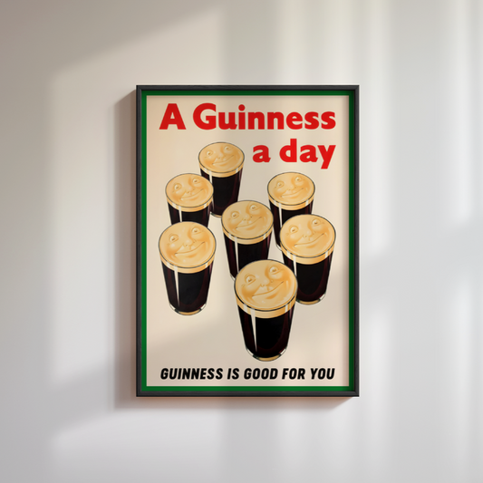 Retro Guinness Poster