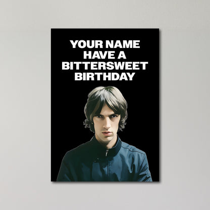 Richard Ashcroft Personalised Birthday Card