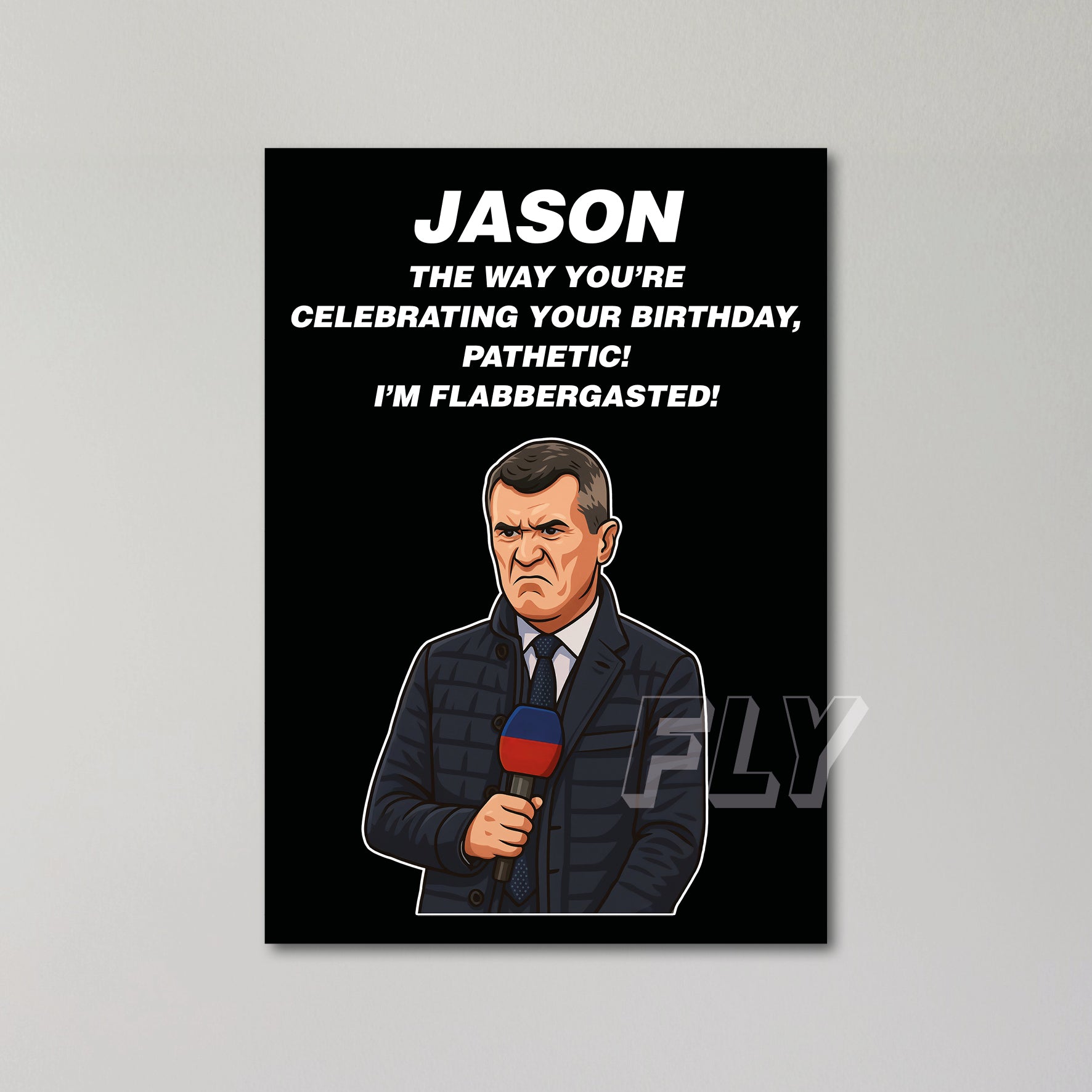 Roy Keane Personalised Birthday Card United Kingdom