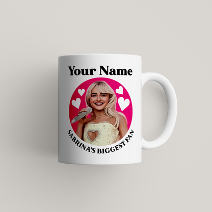 Sabrina Carpenter Personalised Mug UK