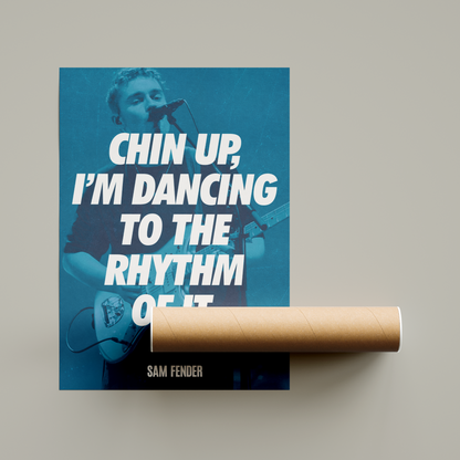 Sam Fender Lyrics Poster