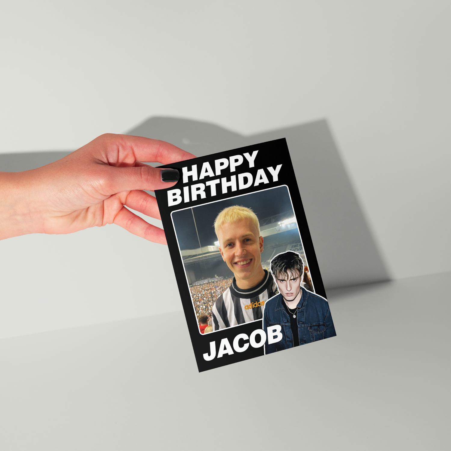 Sam Fender Personalised Photo Birthday Card UK
