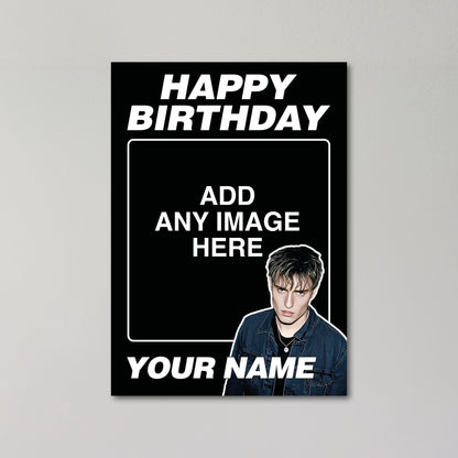 Sam Fender Personalised Photo Birthday Card United Kingdom