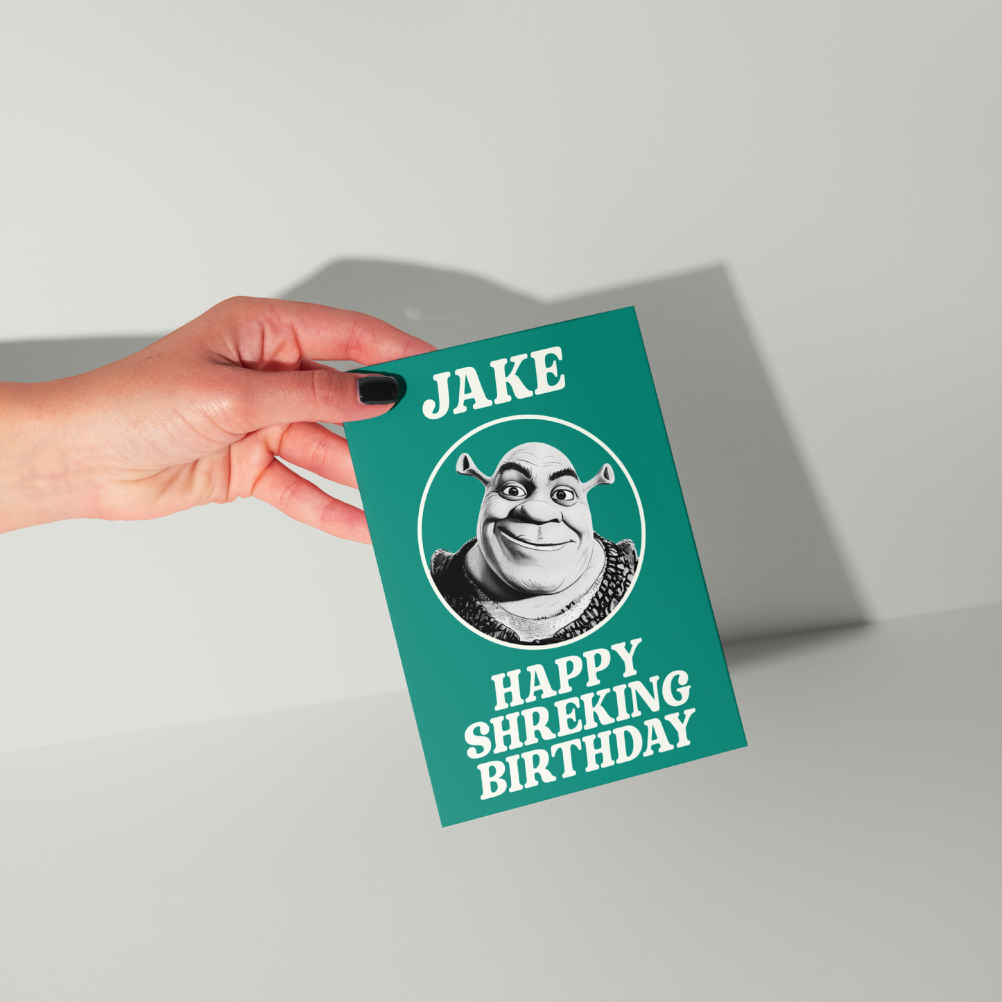 Shrek Personalised Birthday Card