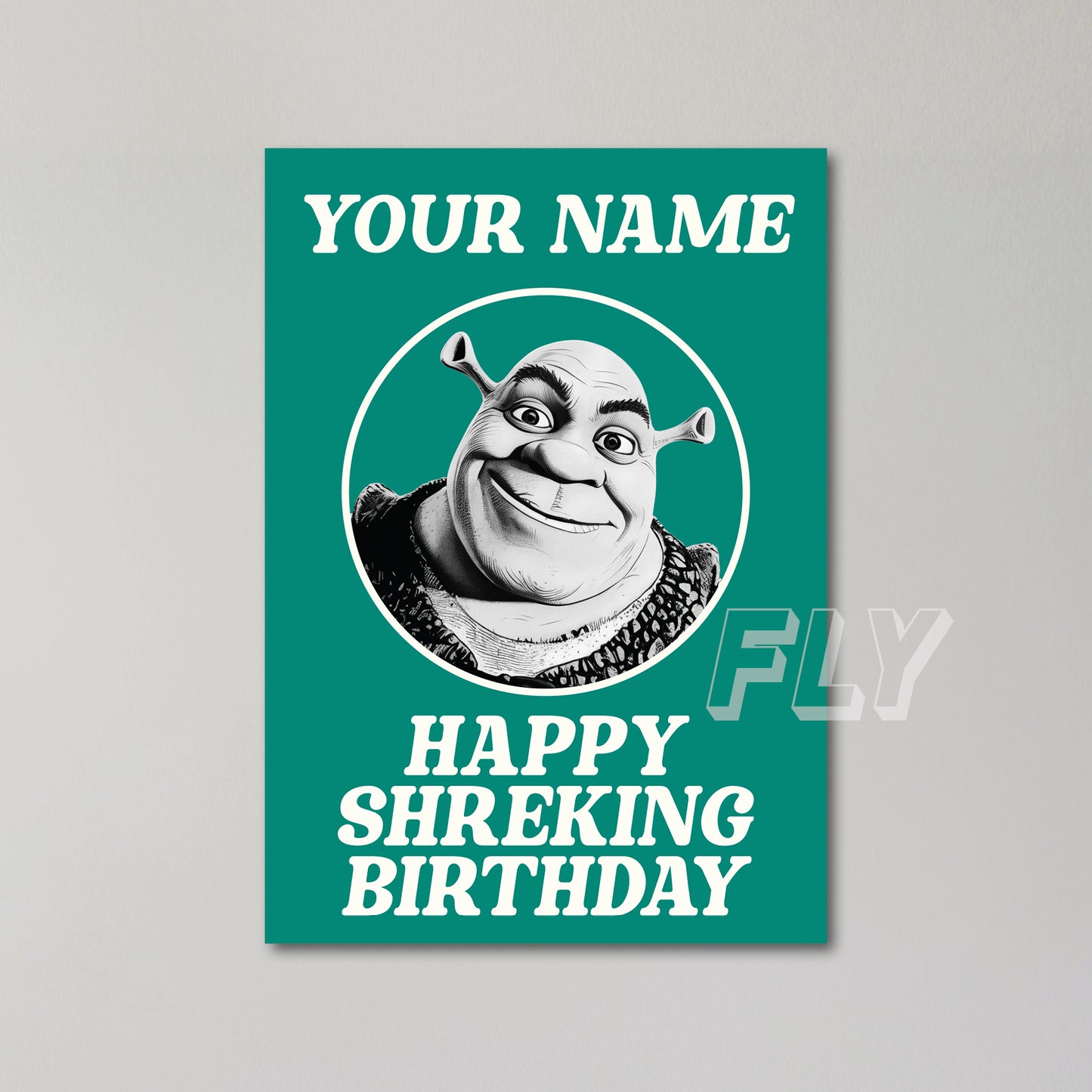 Shrek Personalised Birthday Card