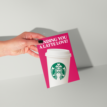 Starbucks Greeting Card