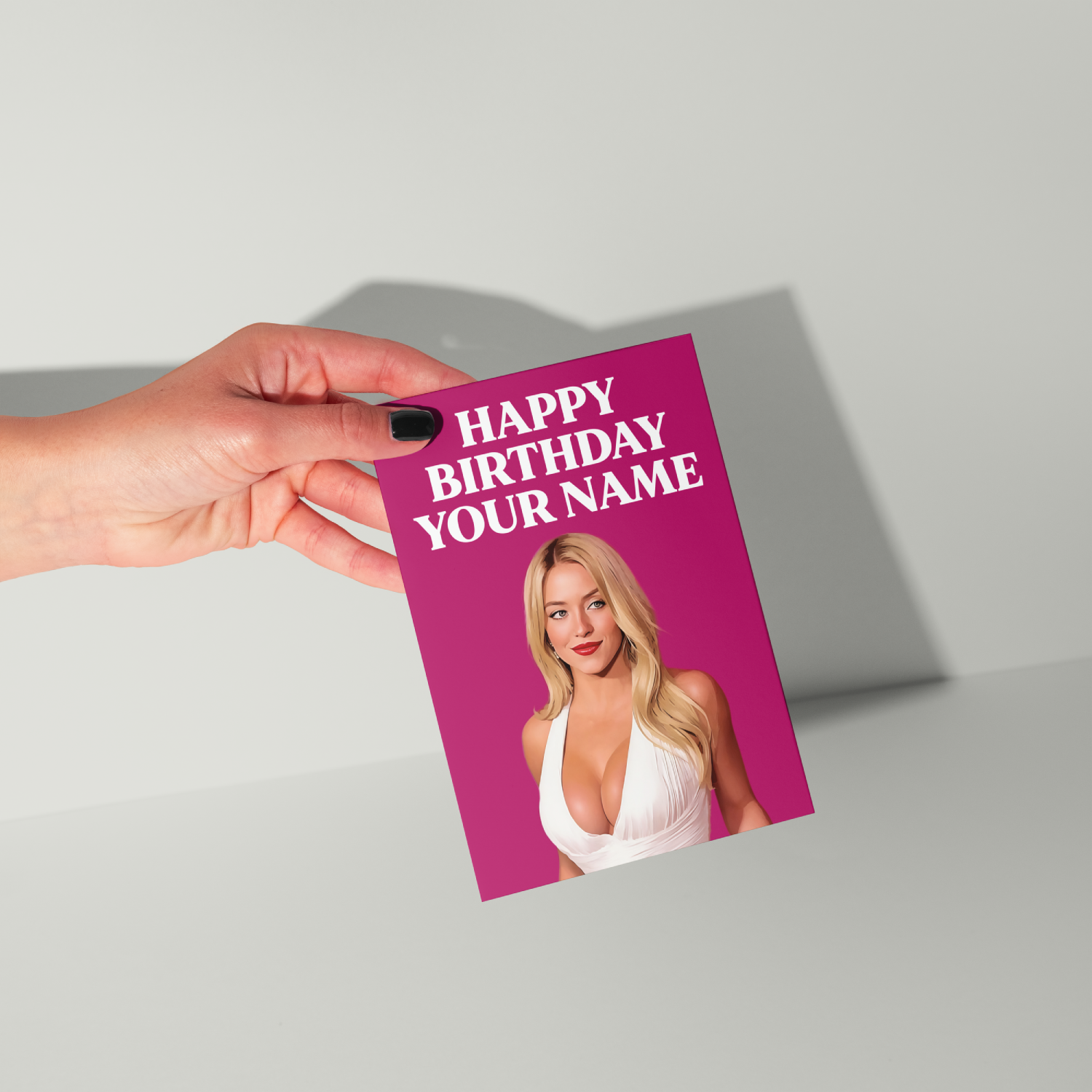 Sydney Sweeney Personalised Birthday Card UK