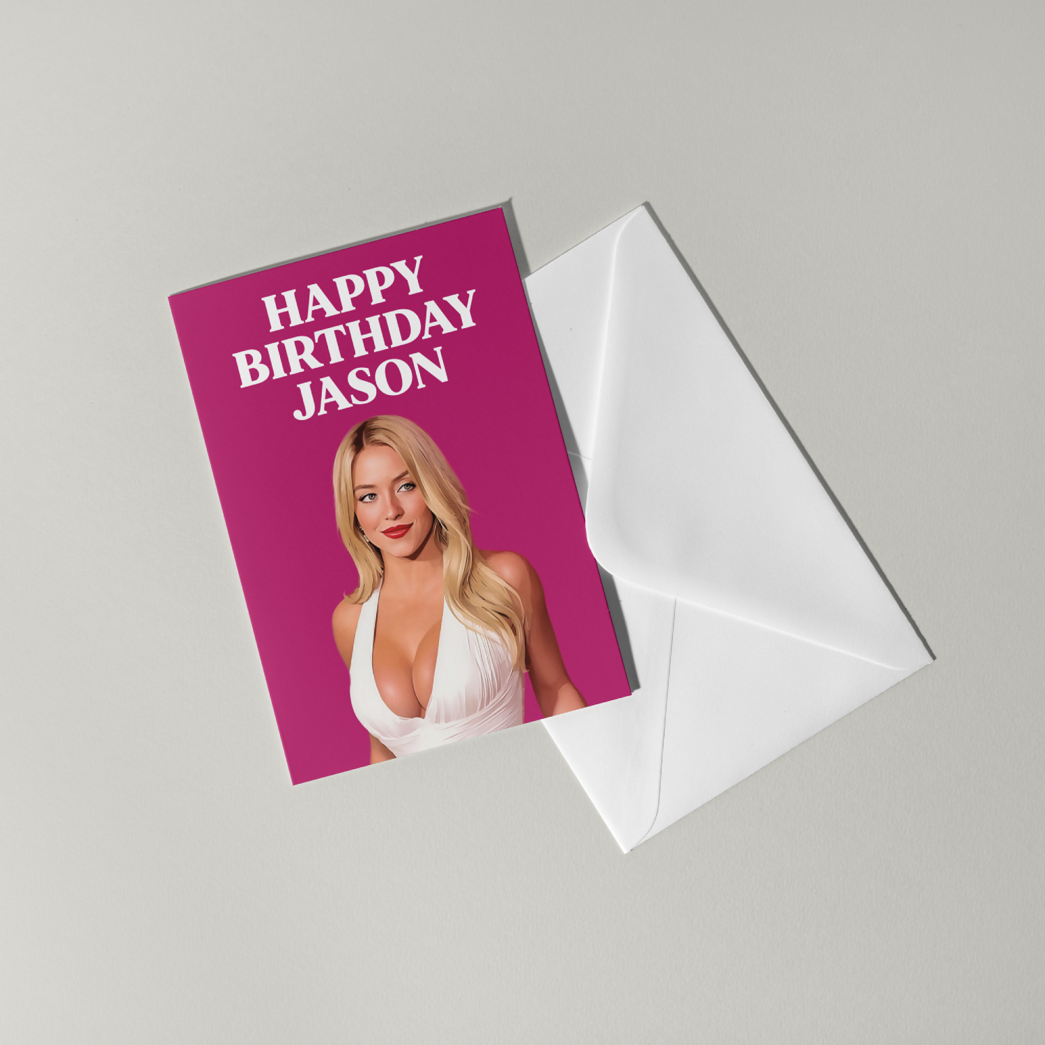 Sydney Sweeney Personalised Birthday Card