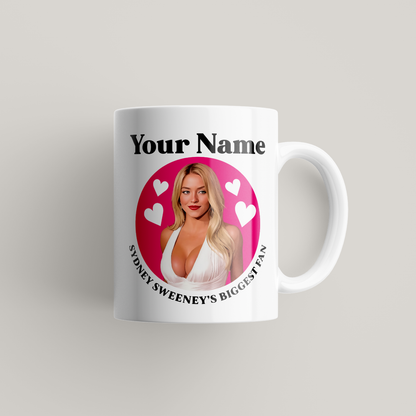 Sydney Sweeney Personalised Mug