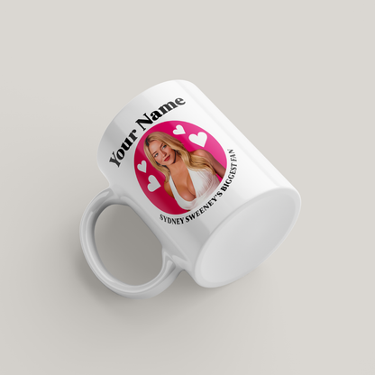 Sydney Sweeney Personalised Mug