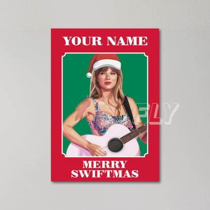 Taylor Swift Personalised Christmas Card