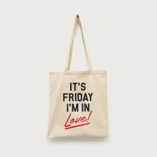 The Cure Friday I'm in Love Tote Bag