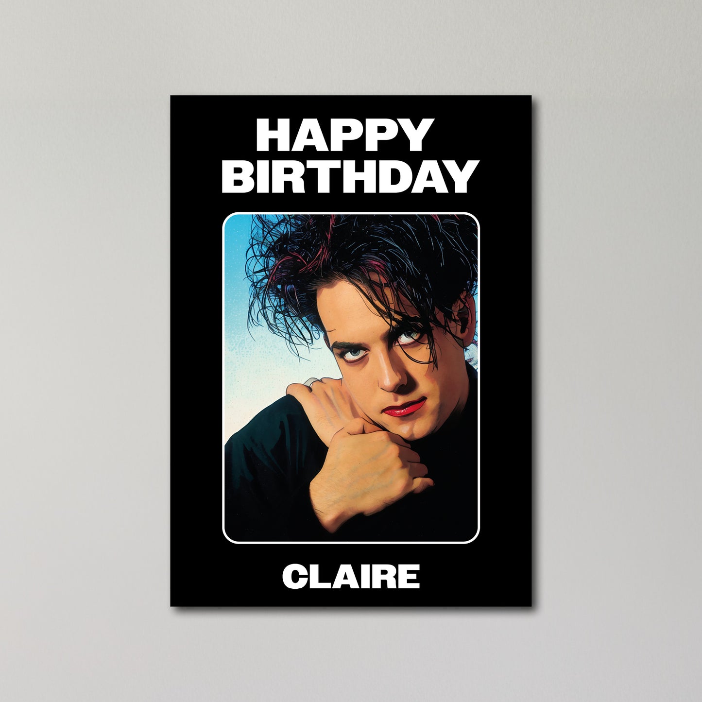 The Cure Personalised Birthday Card A5