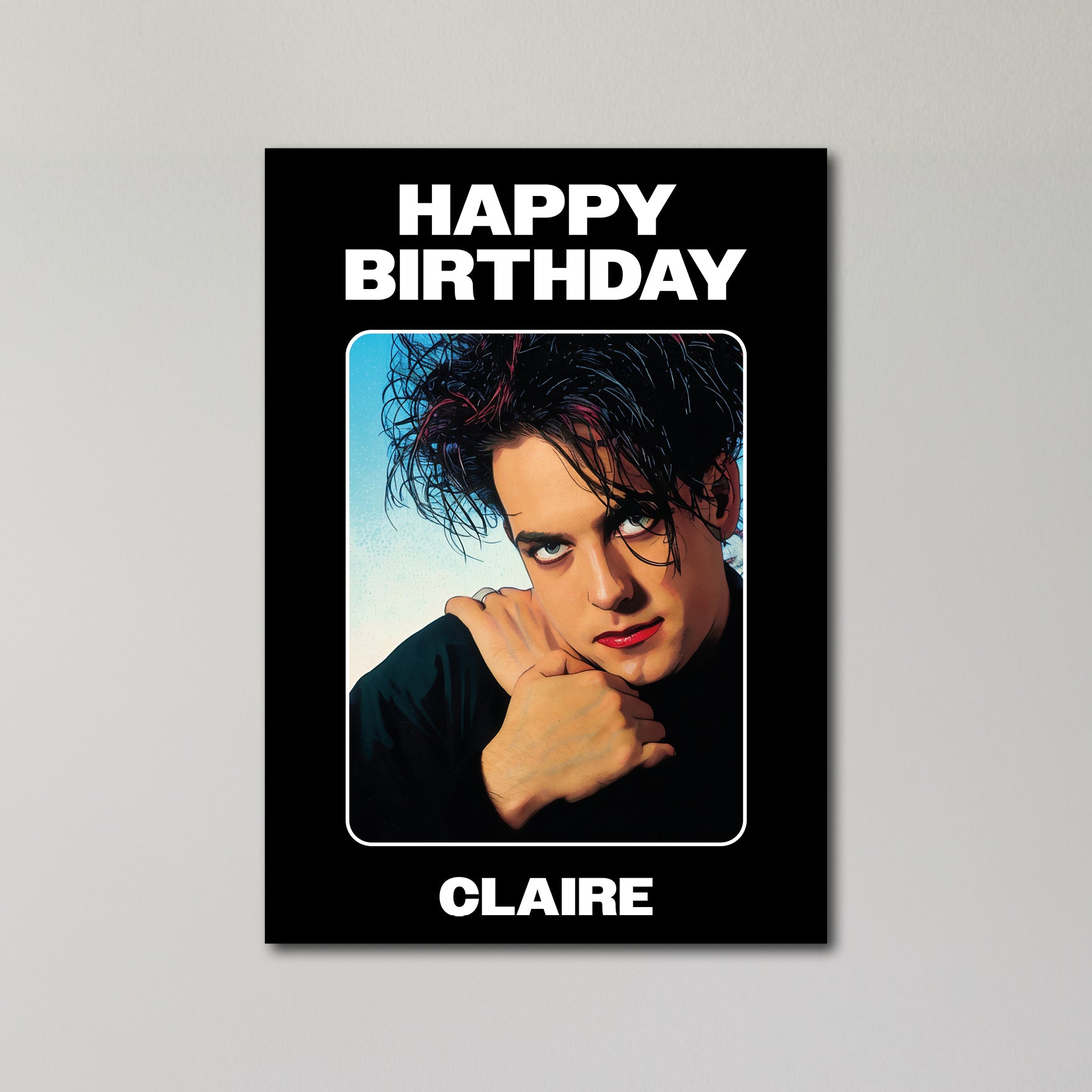 The Cure Personalised Birthday Card A5