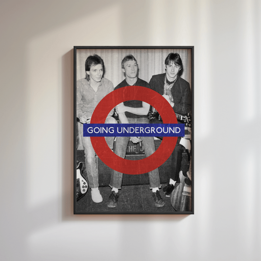 The Jam Going Underground Poster
