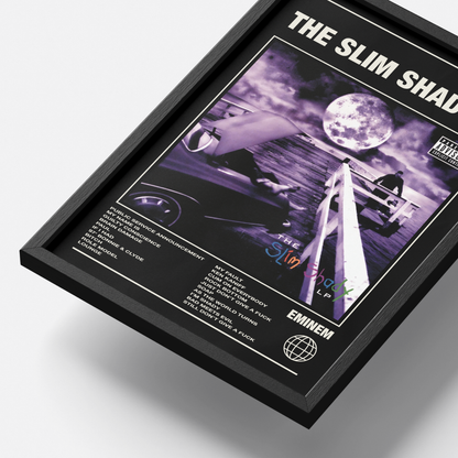 Eminem The Slim Shady LP Album Poster UK