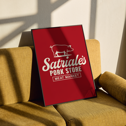 The Sopranos Satriales Poster
