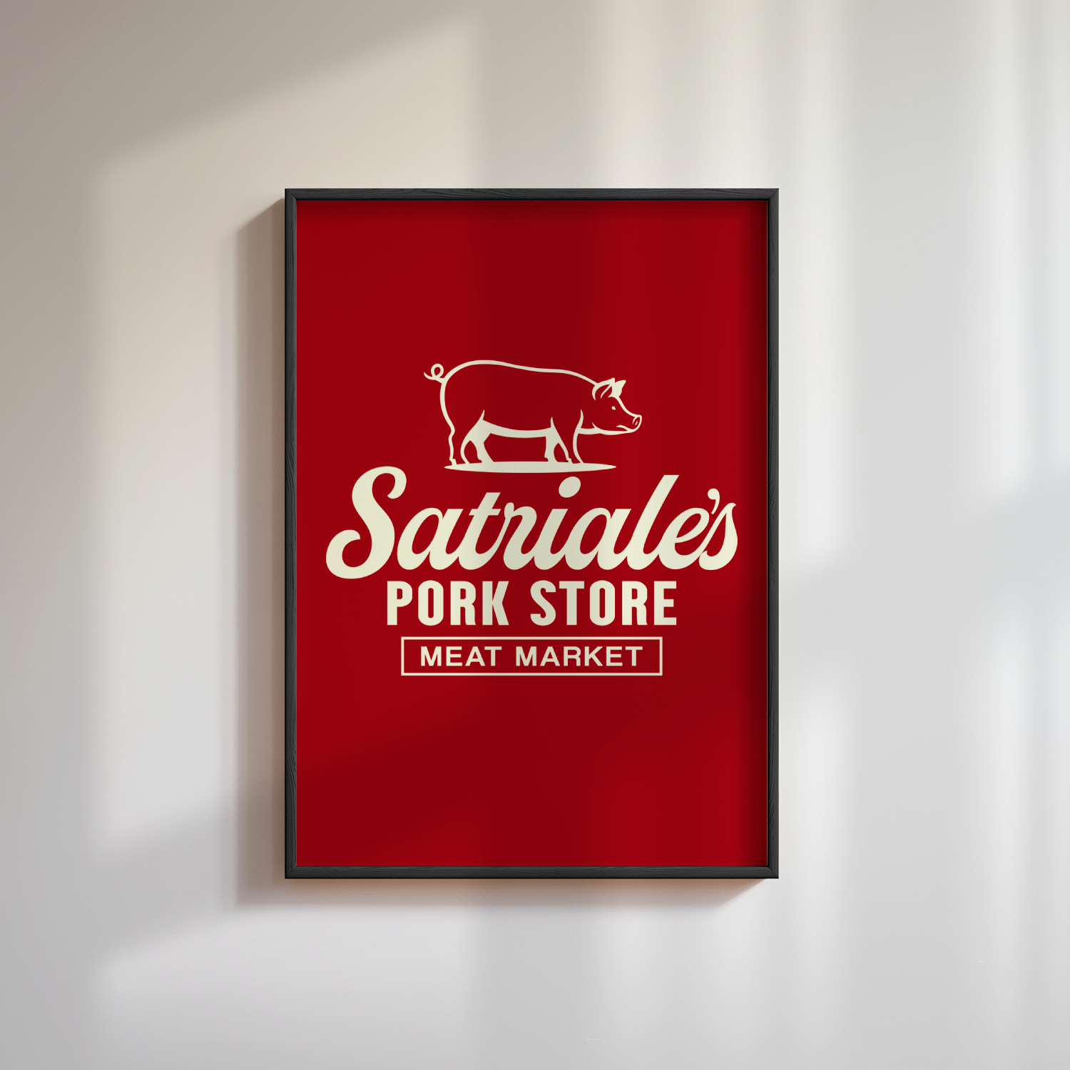 The Sopranos Satriales Poster