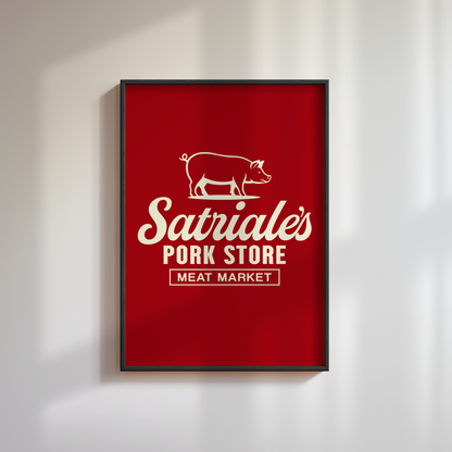 The Sopranos Satriales Poster