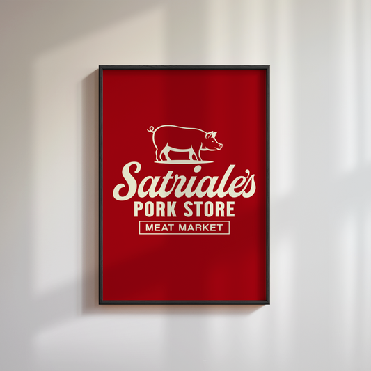 The Sopranos Satriales Poster